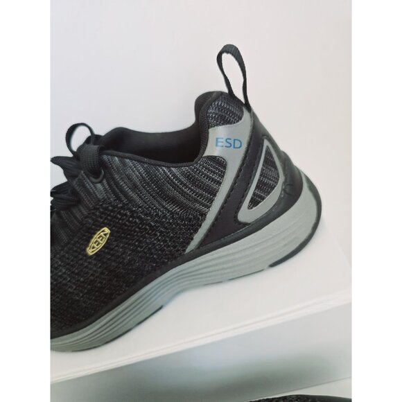 KEEN Utility Sparta Alloy Toe Lace Up Safety Work Black Womens Shoes Size 6.5 - Picture 5 of 15